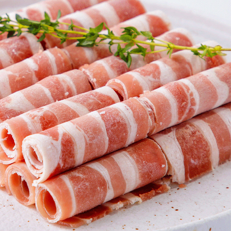 斓维品 新鲜羊肉卷羊肉片涮羊肉牛肉卷肥牛卷调理内蒙古新鲜冷冻羊肉