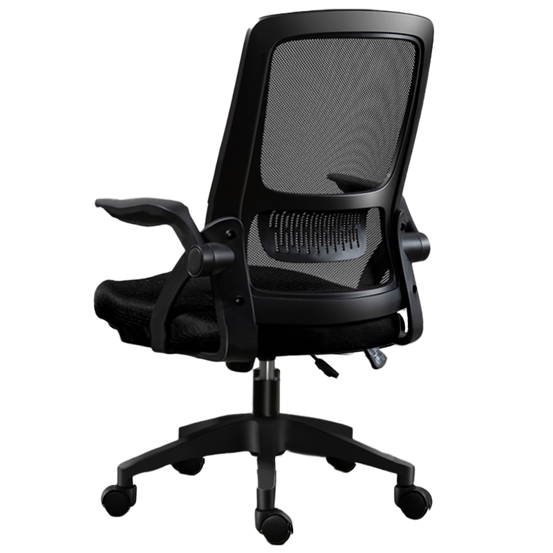 工来工往椅子电脑椅办公椅电竞椅家用人体工学椅学生学习转椅靠背老板椅子可升降尼龙脚不伤地面 升级乳胶款黑框黑网