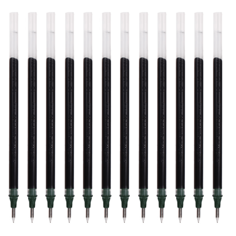 uni三菱 UMR-1中性笔芯（适用于UM-151笔）黑色0.5mm12支装