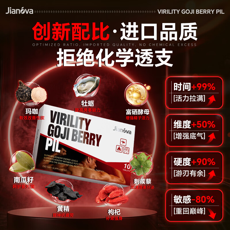 EasPowest【一次一粒】挑战150分【事前3分钟用】起效快效果猛鹿鞭类补充 10粒*1盒 【保密发货】劲大勿贪