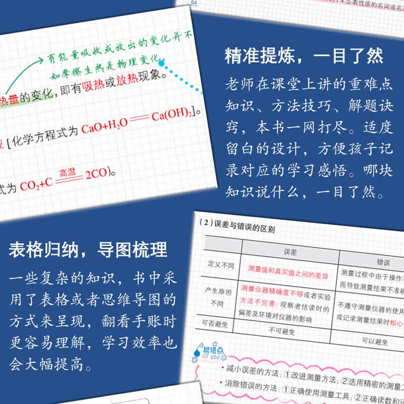 【官方正版】学之舟名师推荐学霸手账初中语文数学英语历史地理生物化学物理道德与法治初一初二三全国通用版中考教材辅导资料 高效提升学习效果初中学霸手账初中知识归纳一目了然一学就会漫画图解简单易懂 热卖-初