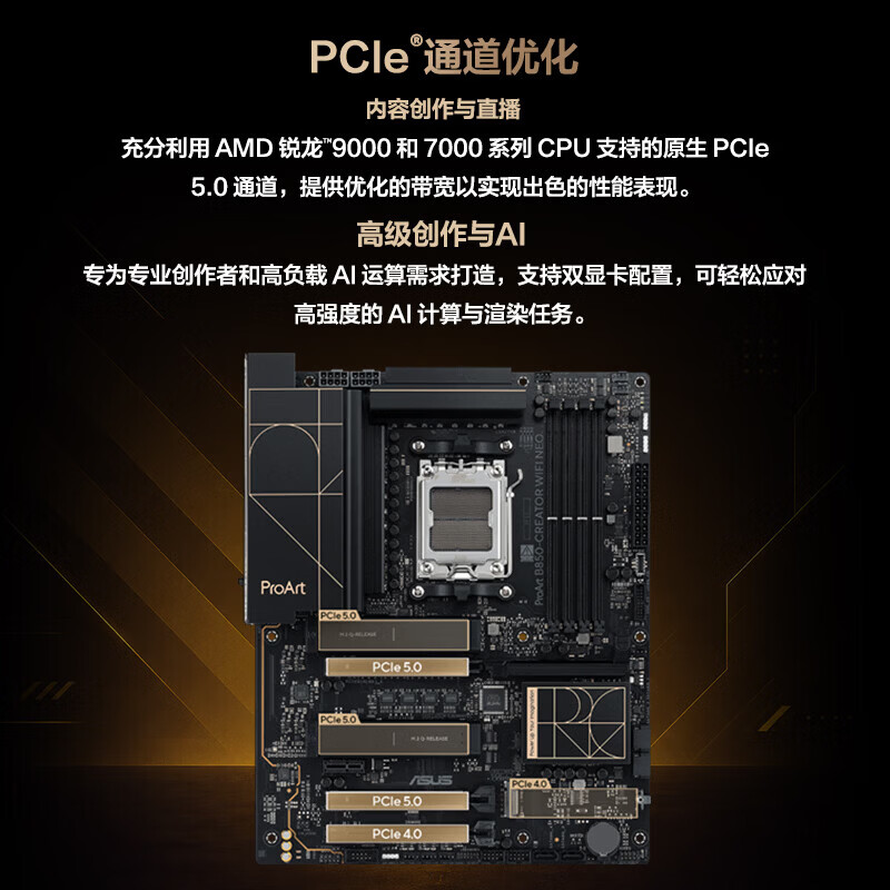 华硕 ProArt B850-CREATOR WIFI NEO创艺国度 图 4