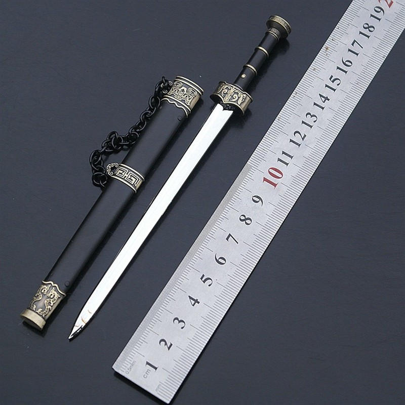 不舍天真中国古代名剑秦始皇越王如意汉剑带鞘武模型挂件扣古剑周边