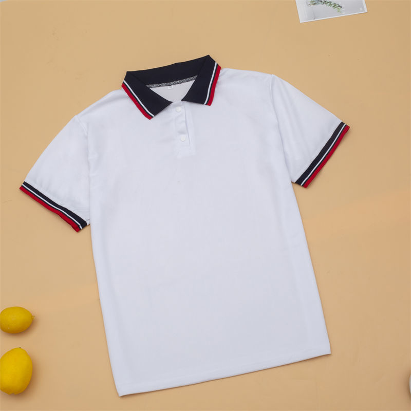 dicify新品山东潍坊昌乐一中同款校服短袖韩版夏男女白色恤初高中学生