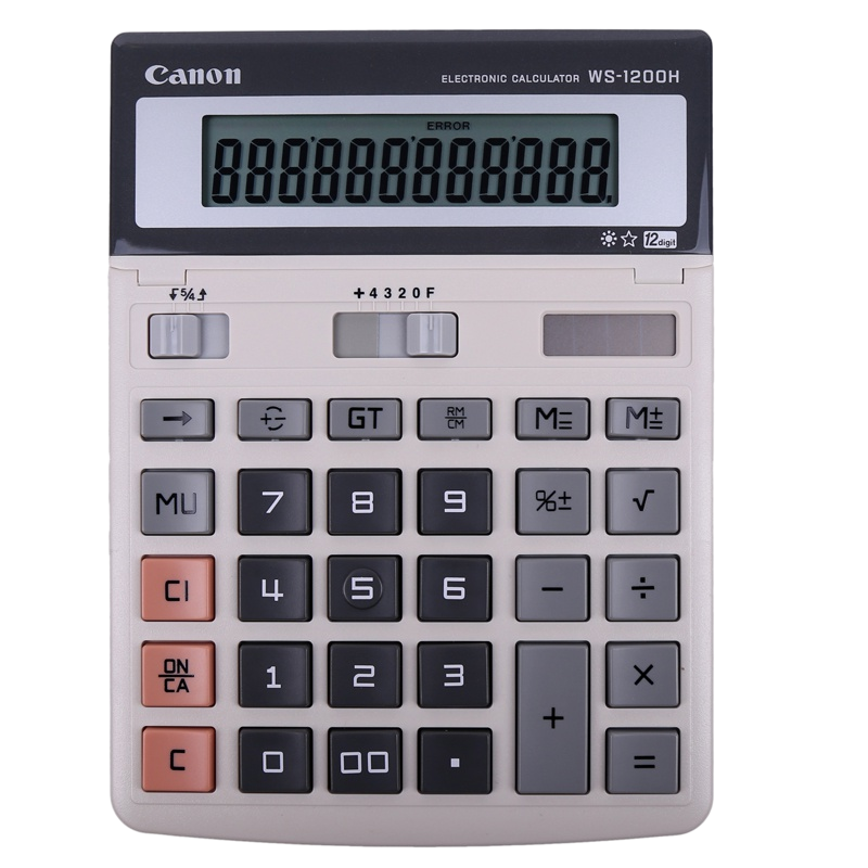 佳能CanonWS-1200H12位数大号商务办公计算器价格走势与购买推荐