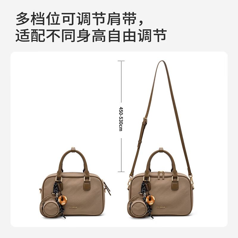高尔夫(GOLF)时尚单肩包女士手提包斜挎包百搭手机包【Q】 款式6-优雅黑