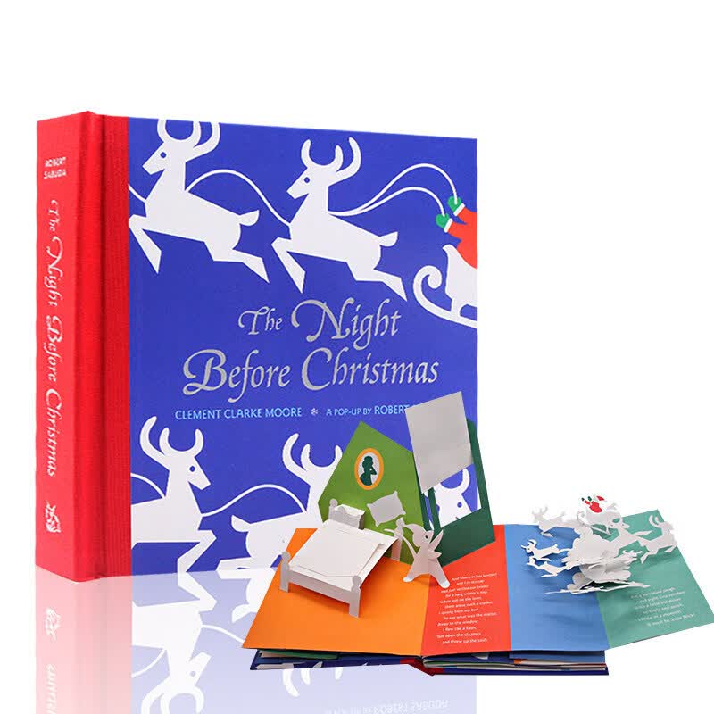 The Night Before Christmas Pop-up (立体书) 美丽的圣诞夜