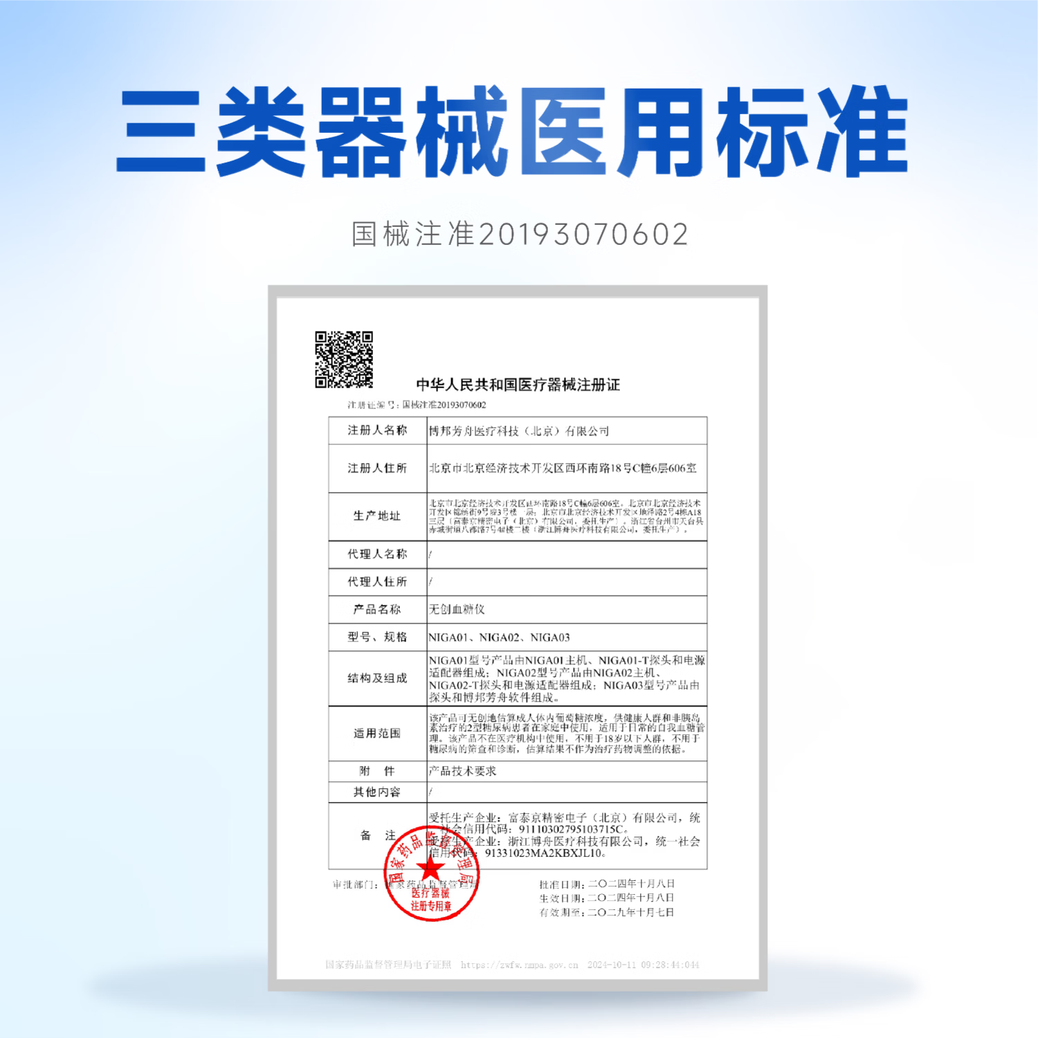 博邦芳舟(GHA)无创血糖仪家用控糖免扎针不采血无痛检测仪夹手指动态测血糖仪器 轻享版(测血糖)两年质保+15天无理由退换
