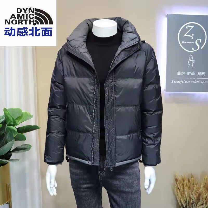 北面短款羽绒服怎么搭配_短款羽绒服男款仿北面