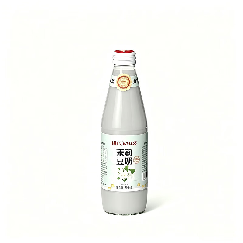 维氏茉莉豆奶260ml夏季饮料植物蛋白儿童营养学生即食玻璃瓶早餐奶 茉莉豆奶260mL*6瓶 无规格