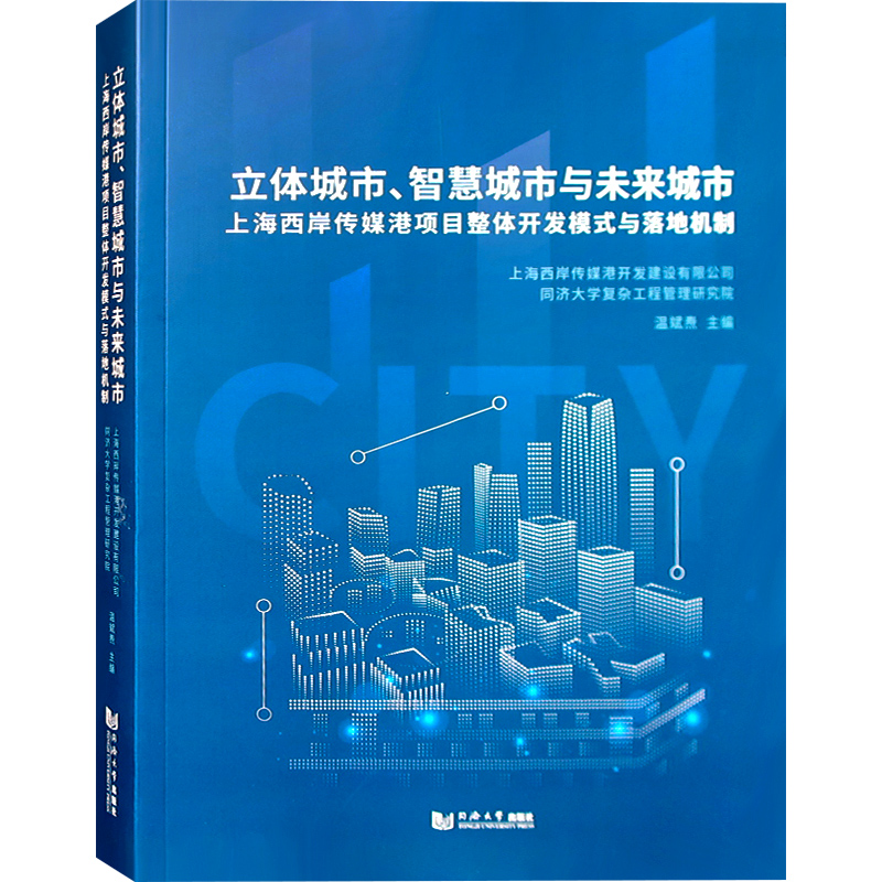 立体城市、智慧城市与未来城市 上海西岸传媒港项目整体开发模式与落地机制 城市规划书籍