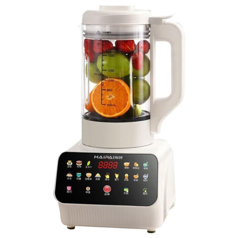 海牌(haipai)破壁机家用豆浆机智能预约加热高速料理机1.