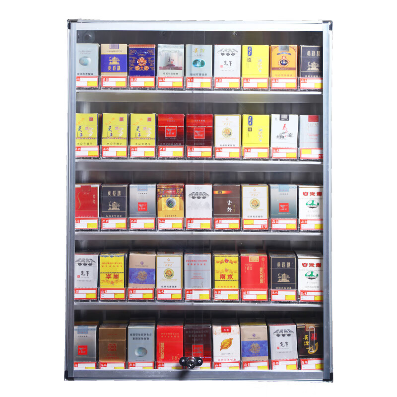 navcon 推烟器超市展示烟架烟柜挂墙式便利店推烟器放香架子自动弹出