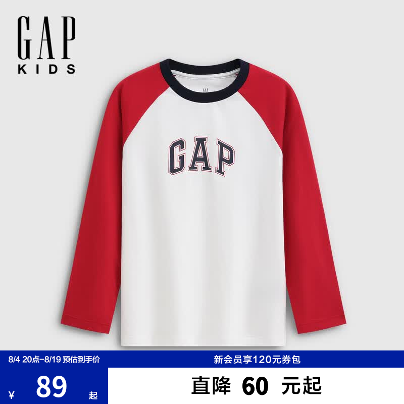 GAP早秋logo印花T恤 66元，GAP早秋3D印花宽松卫衣 77元 - 86线报