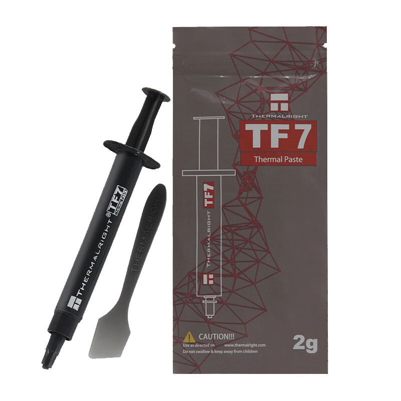 ����thermalright��TF7/TF8/TF9���ȹ�֬ CPUɢ�ȸർ��ϵ��CPU�Կ�����ɢ�ȷ���ˮ����Ϸ�ʼǱ����� TF7 2g���ȹ�֬������ϵ��12.8��