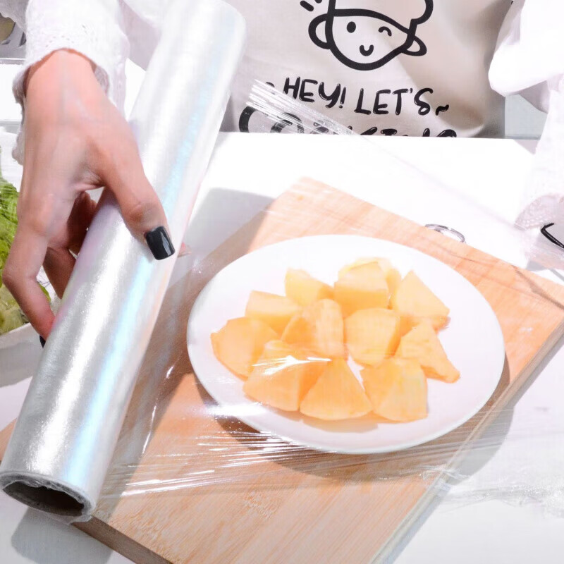 【精选直发】好婆媳一次性蔬菜水果食品保鲜膜塑身膜 厨房微波炉 2卷30cm*15m