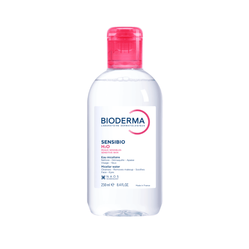 贝德玛（BIODERMA）粉水敏感肌洗卸温和不伤肤卸妆水250ml