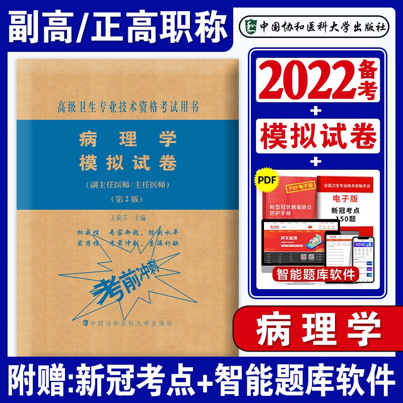 备考2023副主任医师职称考试 病理学高级医师进阶教材+习题集+试卷 高级卫生专业技术资格 正高副高 模拟试卷 单本