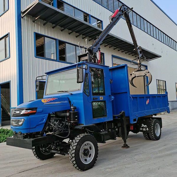 花乐集抓木机 随车抓 毛竹抓运车 甘蔗抓装车园林四驱翻斗车农用 随车