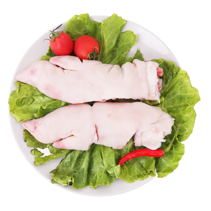 爱森 冷鲜猪肉 生鲜猪肉 猪副产品 猪爪 猪脚 猪蹄450/盒