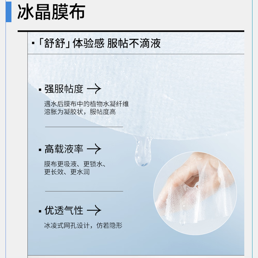 可复美舒舒贴 重组胶原蛋白舒缓保湿精华面膜 补水保湿强韧屏障润泽肌肤 胶原舒舒贴10片【非盒装】