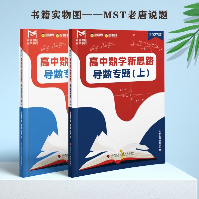 MST数学27导数+圆锥 导数圆锥专项拔高必备 送利哥数学二级结论 27导数+圆锥【送二级结论书】 27版
