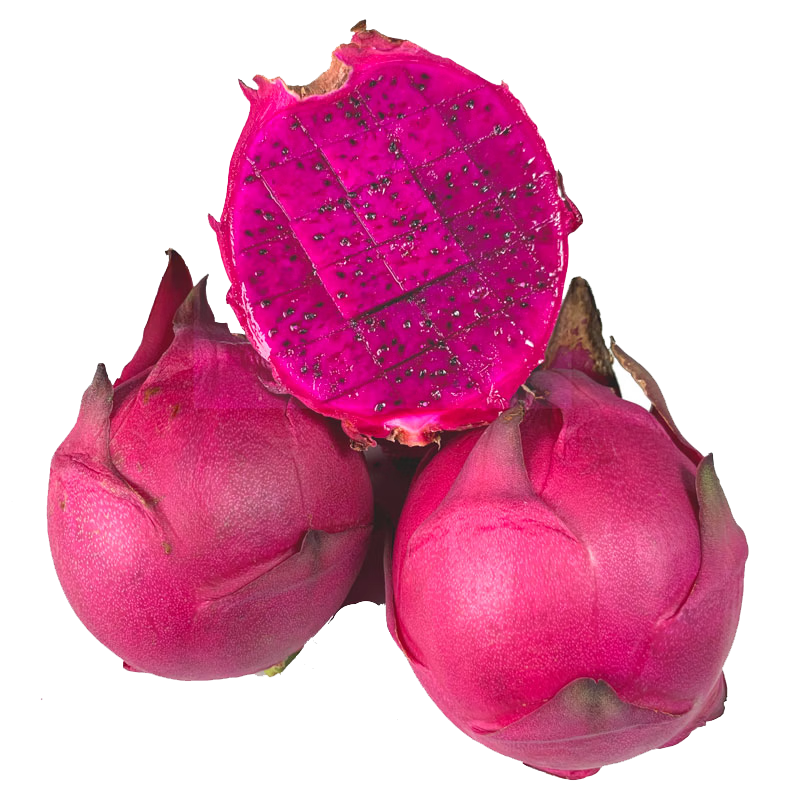 蒲恋广西红心火龙果 净重4.5-5斤装【单果200-300g】