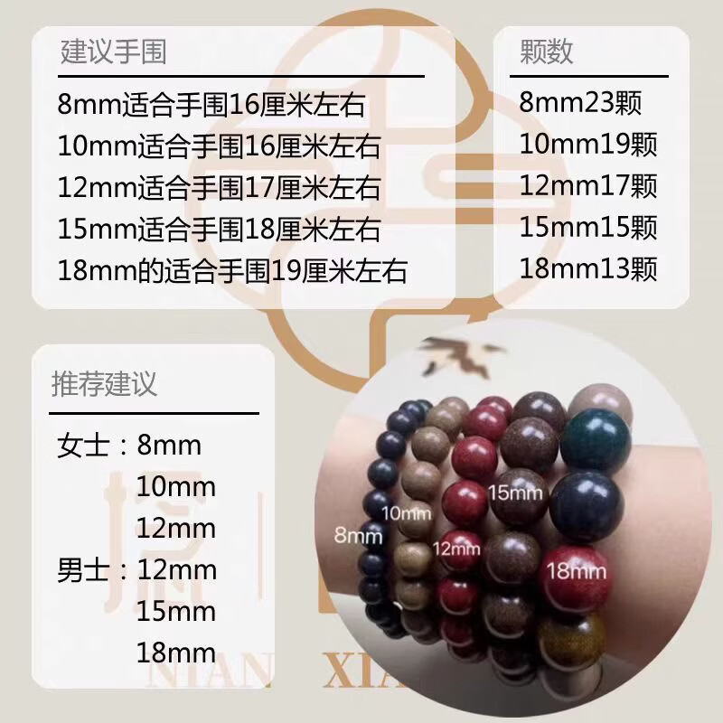 普陀山天然中药香珠手串非遗古法自制五行合香珠手链安神助眠礼物 【安神助眠】15mm中药合香珠【适用所有体质】