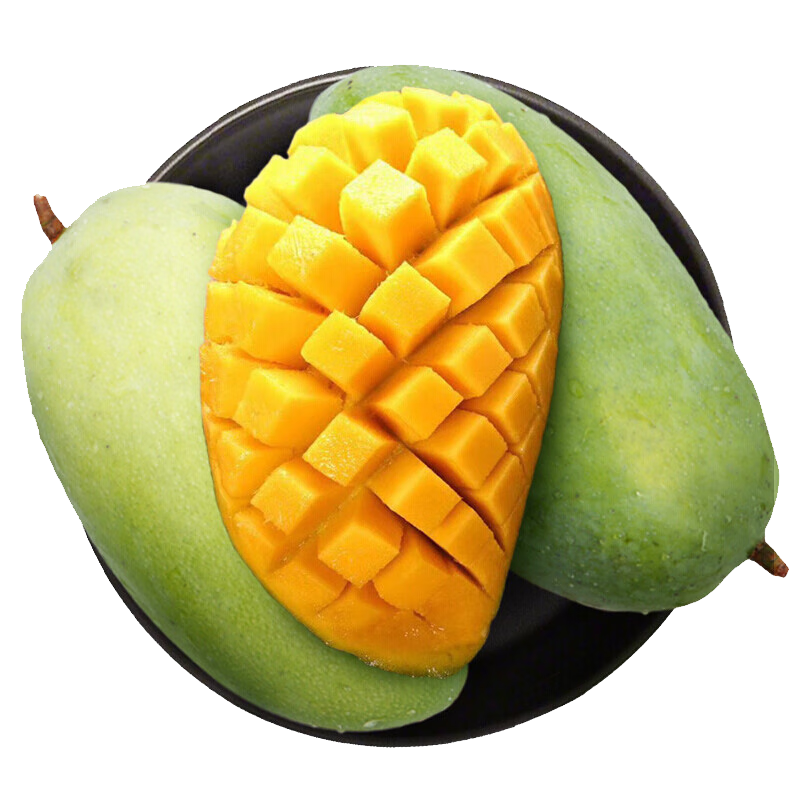 悦麦 越南进口大青芒果 600g以上整箱 4.5-5斤(特大一级果)