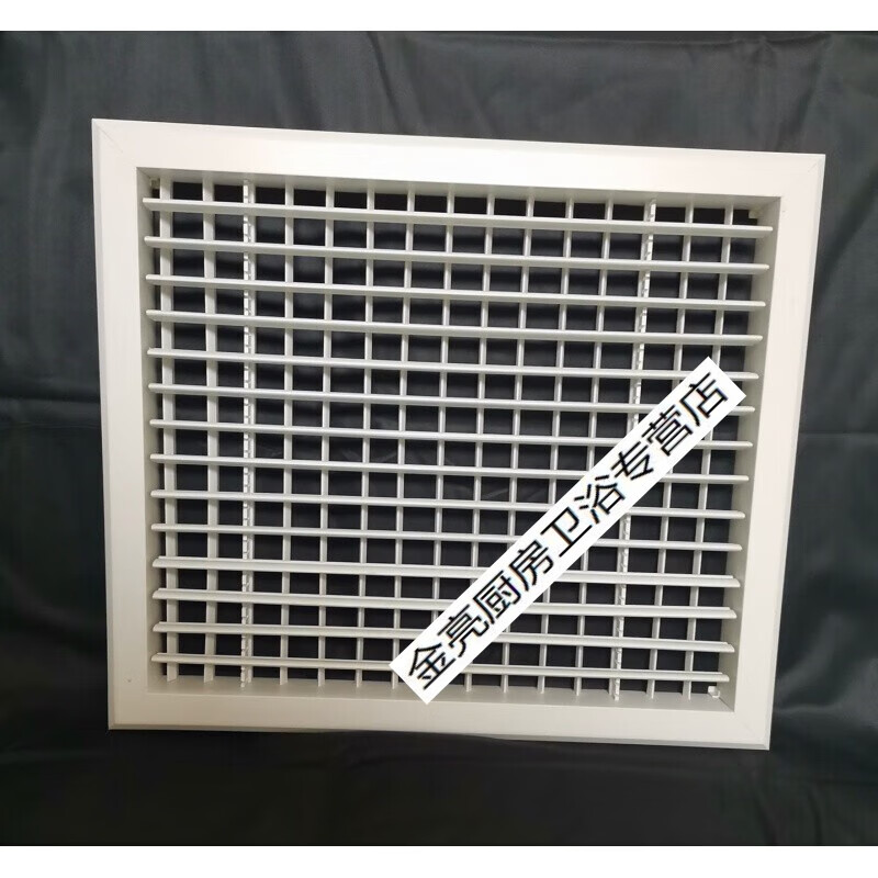 出回风口百叶排气窗检修口铝合金检查口盖板 双层百叶出风 洞口尺寸