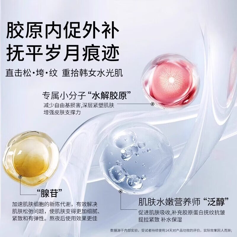 韩国进口韦雪同款胶原蛋白灌注面膜补水保湿抗皱紧致抗衰老正品 【眼面护理套装4件】熬夜肌急救