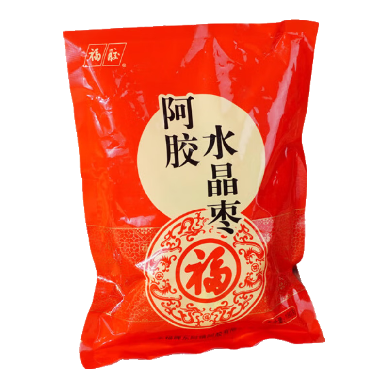 福牌阿膠 福膠即食 阿膠棗 阿膠水晶棗180g