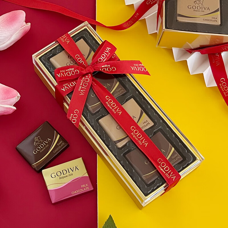 歌帝梵(godiva)比利时进口高端巧克力2粒4片6粒8片装结婚喜糖成品包装