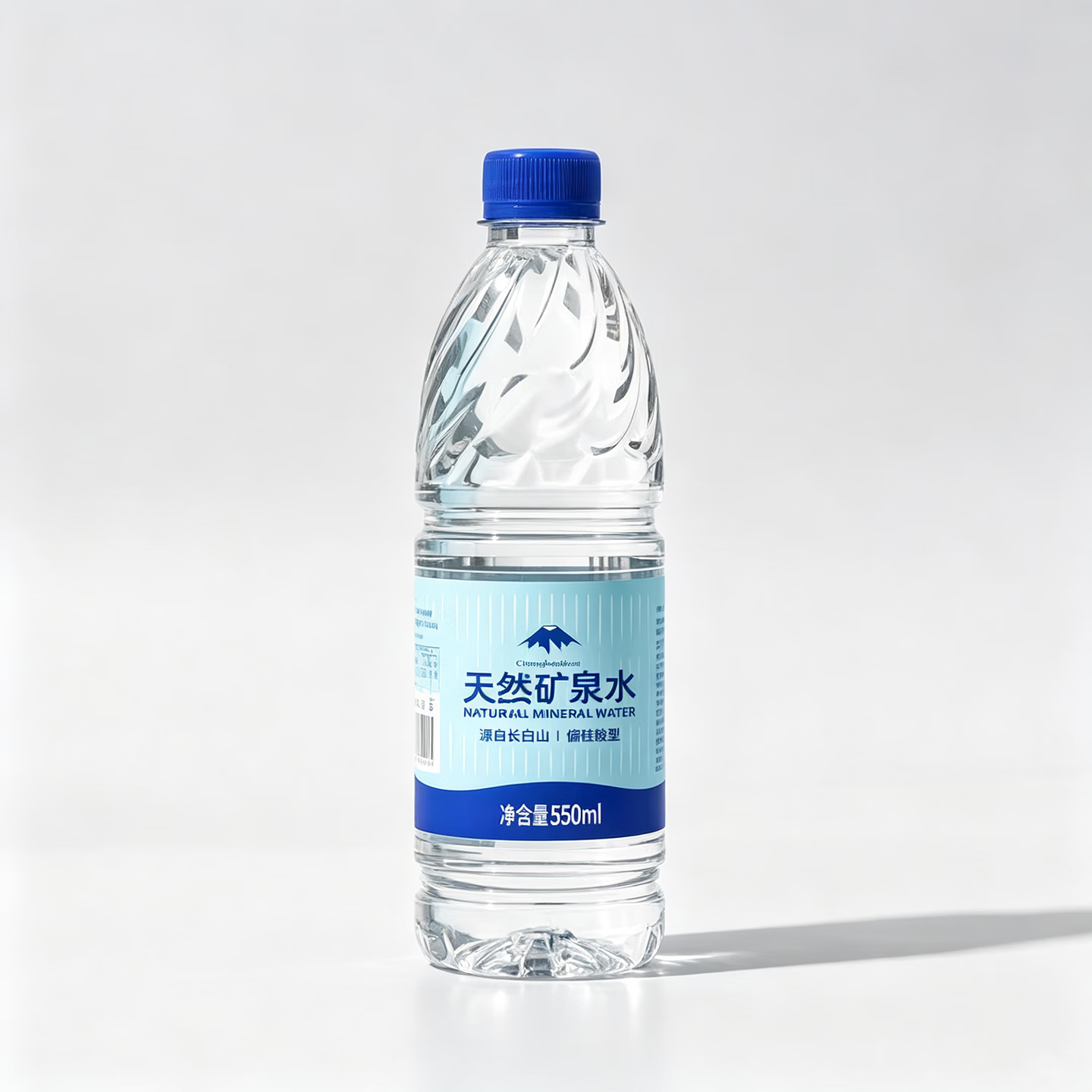 长白山天泉长白山 天然矿泉水 泡茶水 弱碱性 高端会议 整箱装 550ml*12瓶*2件
