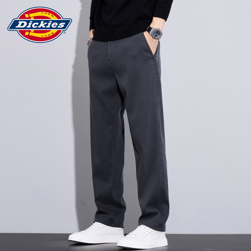 Dickies美式复古休闲裤男士2026秋季新款宽松直筒百搭潮牌运动长裤子男装 灰色 【官方正品】 常规 XL 【建议135-155斤】