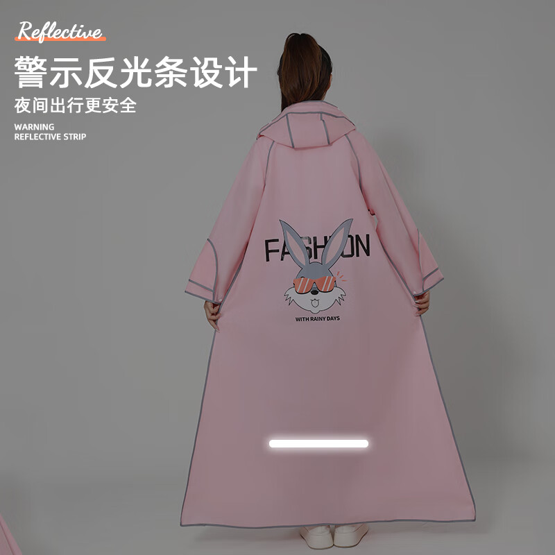 雨衣男女电动车骑手专用一体全身防暴雨骑行加厚便携外卖户外雨披 黑色【手套+书包位+胸前拉链】 XXL1件【适用身高165-175CM】