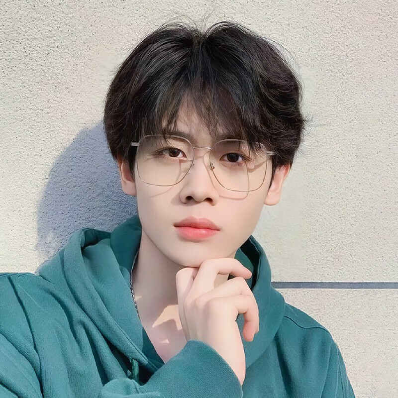 美宿(meisu)假发男短发仿真发全头套式 韩版帅气自然蓬松日常中分男士