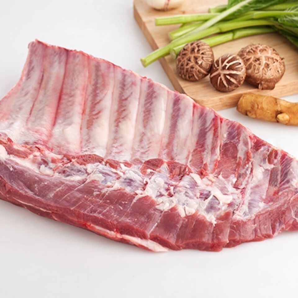 果亦橙猪肋排现杀现发农家土猪肉 猪小排土猪排骨猪肉生鲜排骨 2斤