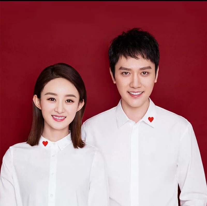 释延振领证结婚证件照衣服情侣衬衫登记照服装男女长袖白衬衣拍照上衣