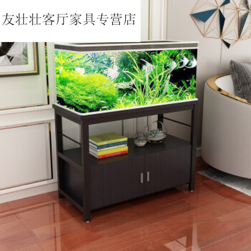 众舰行 简易新款鱼缸底柜金属底座架不锈钢草缸架子铁艺置物架定做