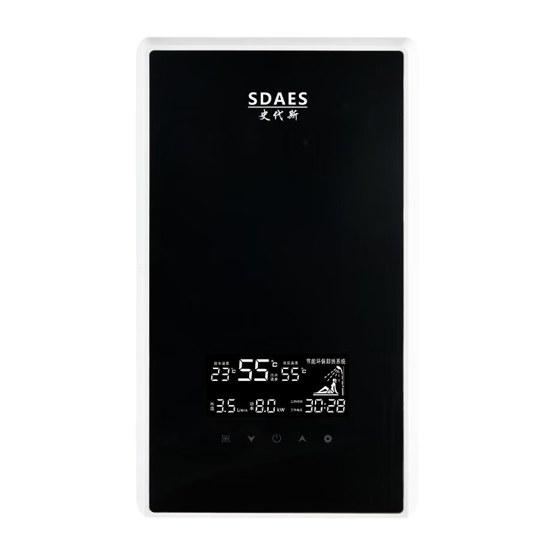 SDAES380V商用即热式电热水器三相电大功率变频恒温全屋多路供水工厂商铺别墅浴缸大水流量淋浴防漏电 12000W 自行安装
