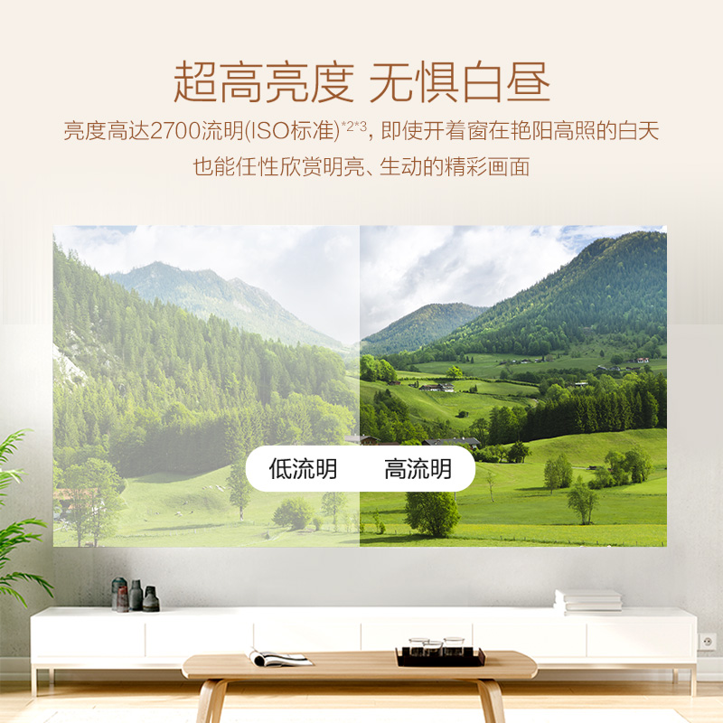 爱普生（EPSON）CH-TW5700TX投影仪 3LCD智能家庭影院投影机（1080P 2700流明 智能系统）