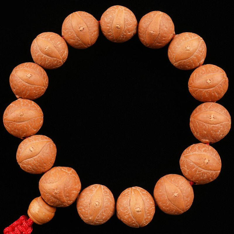 收藏级精品尼泊尔龙凤眼菩提子手串 原籽念珠文玩佛珠手链 收藏级凤眼