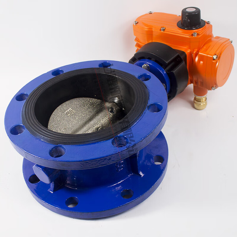 定制防爆电动蝶阀天然气瓦斯煤安智能485远传24v污水切断调节阀门 dn