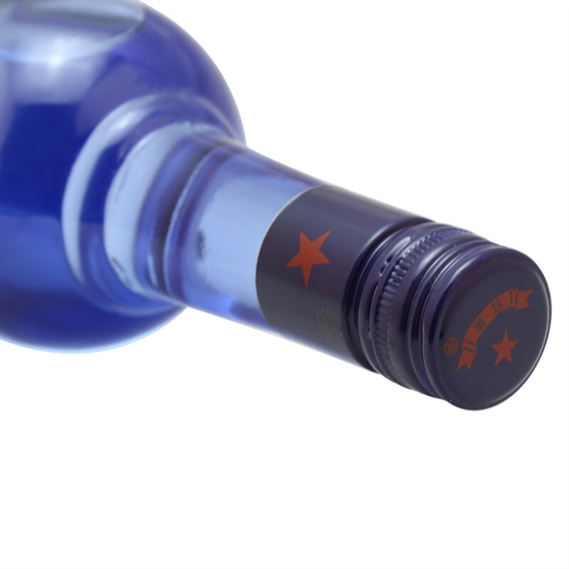 红星北京二锅头43度750ml*6瓶蓝瓶绵柔清香型白酒整箱装 43度 750mL 6瓶