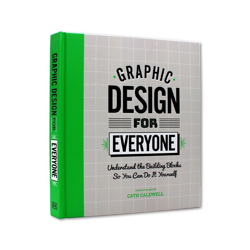 现货包邮 DK百科 Graphic Design For Everyone 面向每个人的平面设计 设计的构建模块要素组成介绍 平面设计 精装英文原版