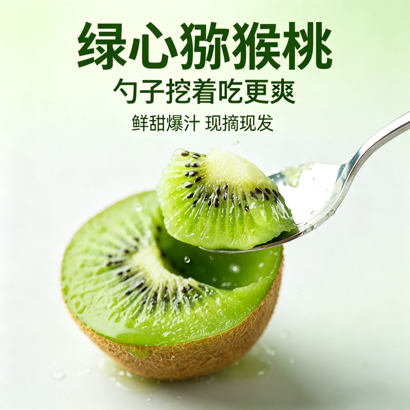 遇见悯农红心猕猴桃【收到需催熟】奇异果新鲜水果原产地直发整箱包邮 绿心猕猴桃24枚中果【70g起】 原产地优选直发