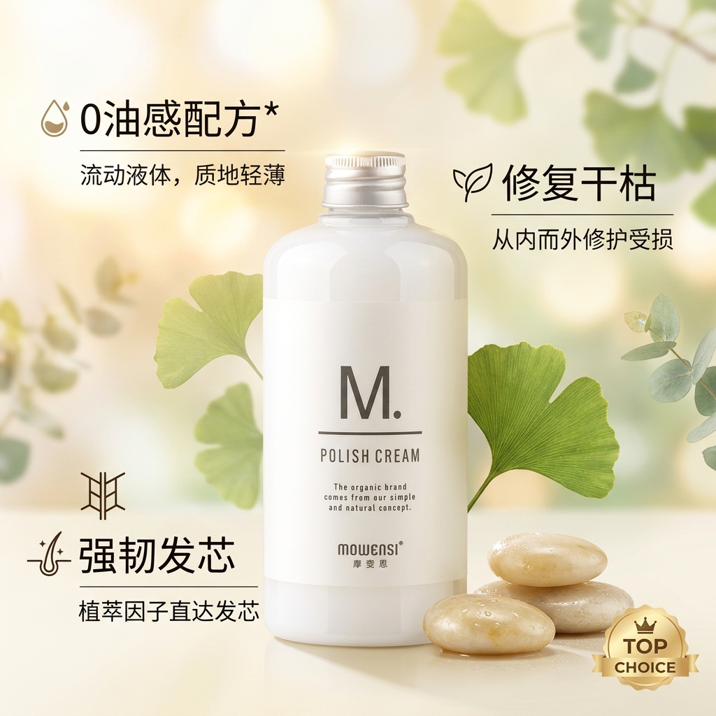 摩雯思护发精油乳免洗柔顺头发改善毛躁静电干枯烫染受损发质 3瓶