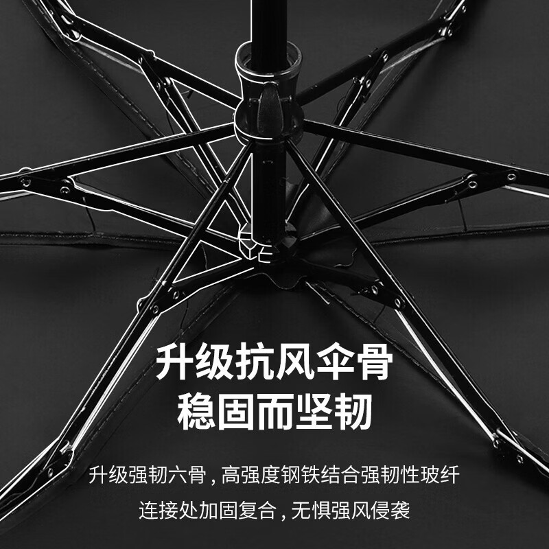 1迷你五折胶囊伞晴雨两用小巧便携学生党雨伞高礼品伞34794 六骨 酒红(带眼镜盒)