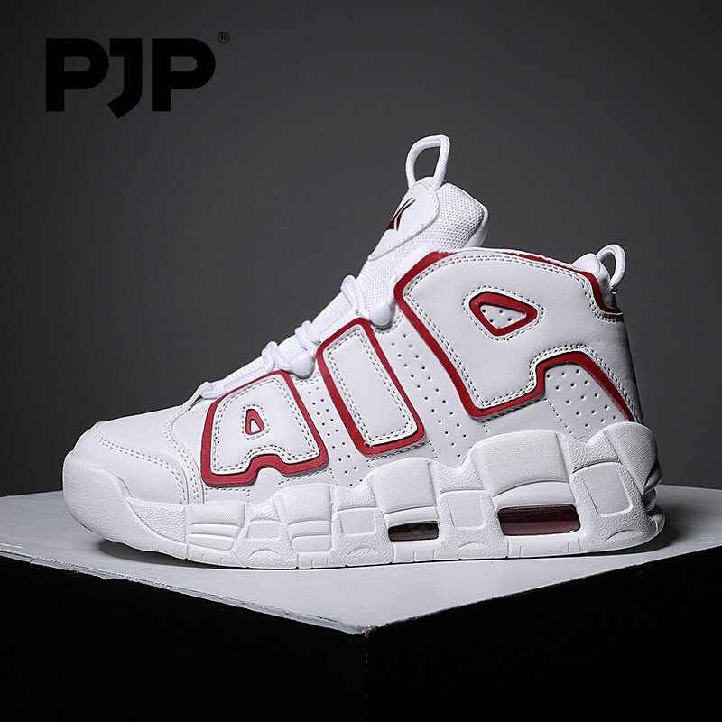 【潮流优选】网纱蓬大air篮球鞋男高帮鞋网红嘻哈潮鞋2021新款气垫